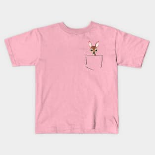 Baby Deer in my pocket! Kids T-Shirt